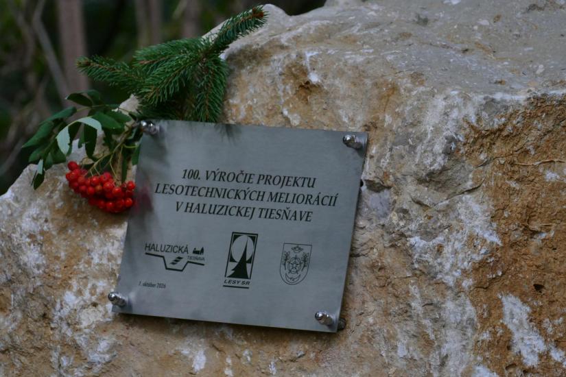 100. výročie úpravy Haluzickej tiesňavy